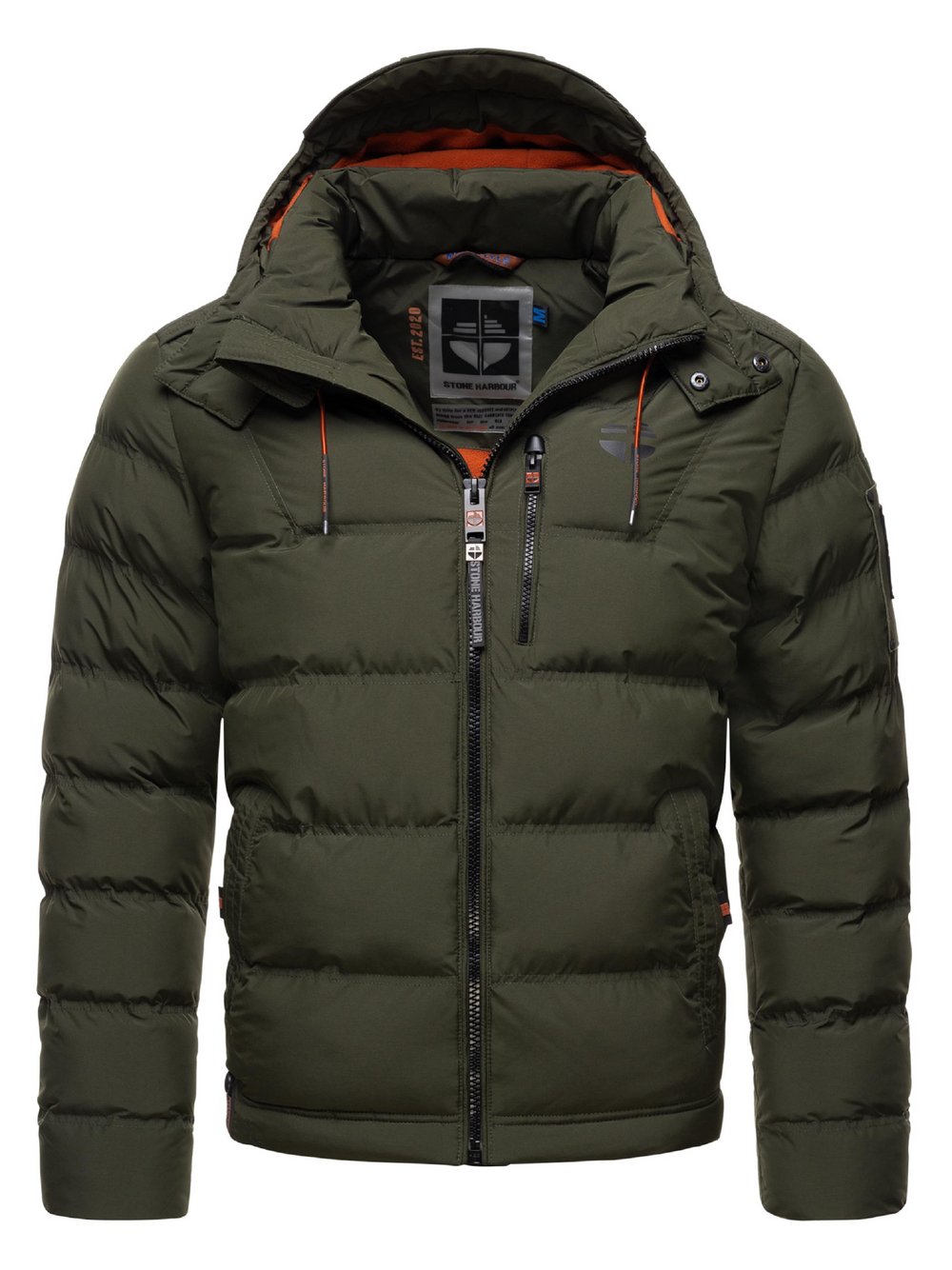 STONE HARBOUR Winterjacke Herren grün, L