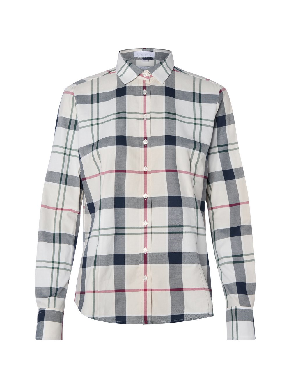 brookshire Bluse Damen Baumwolle mehrfarbig kariert, 40