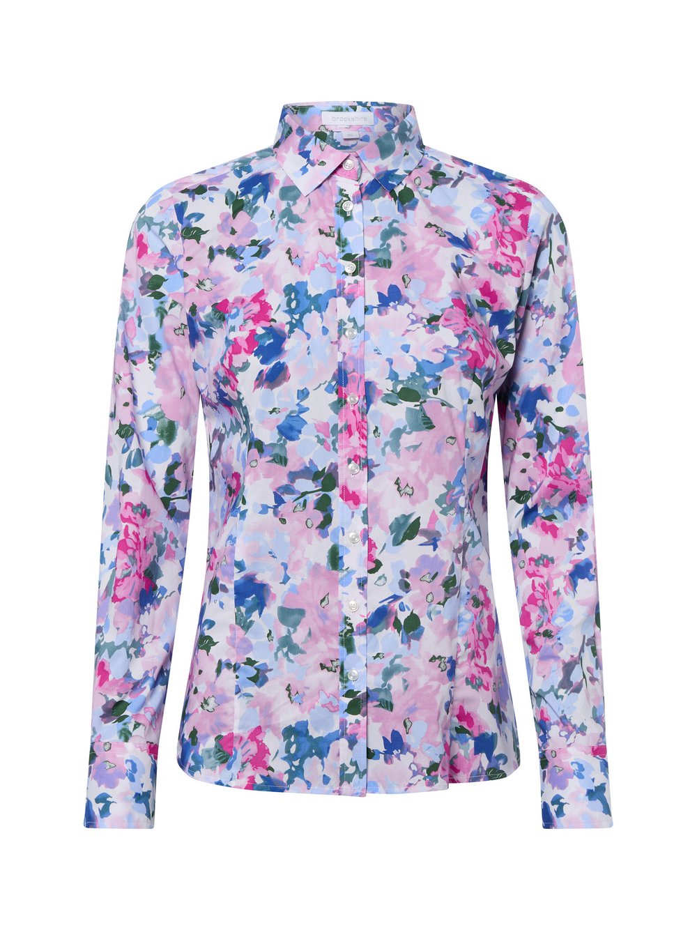 brookshire Bluse Damen Baumwolle mehrfarbig gemustert, 46