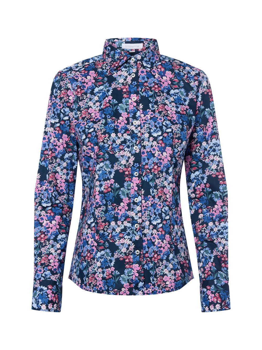 brookshire Bluse Damen Baumwolle mehrfarbig gemustert, 40