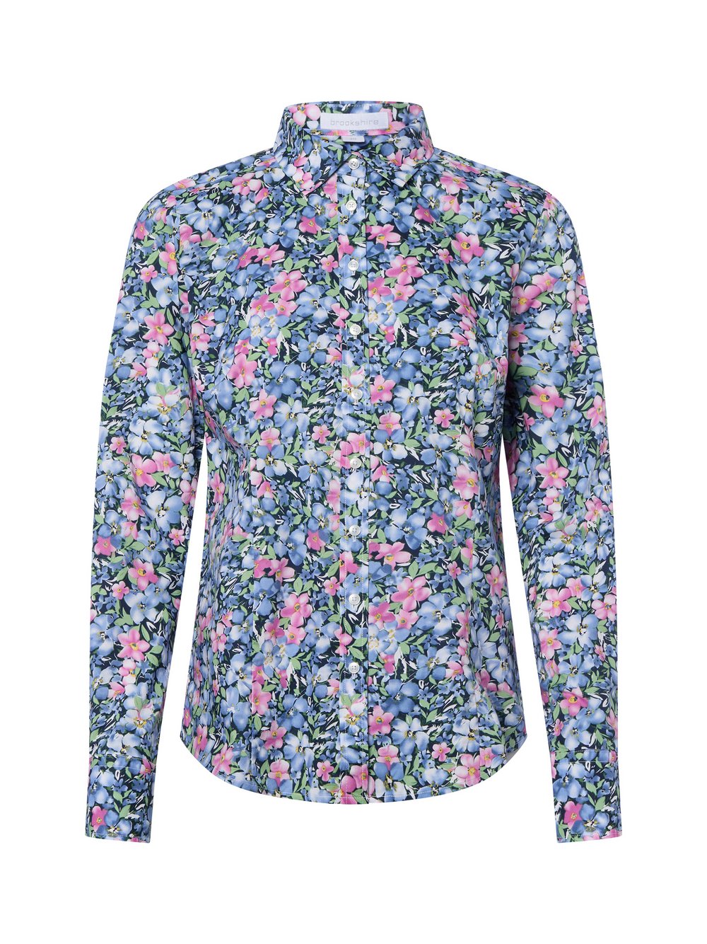 brookshire Bluse Damen Baumwolle mehrfarbig gemustert, 44