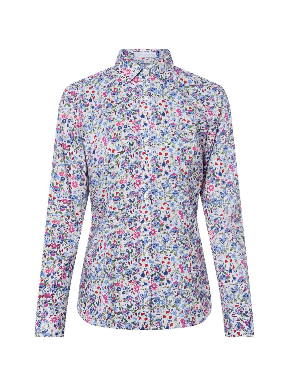 brookshire Bluse Damen Baumwolle mehrfarbig gemustert, 42