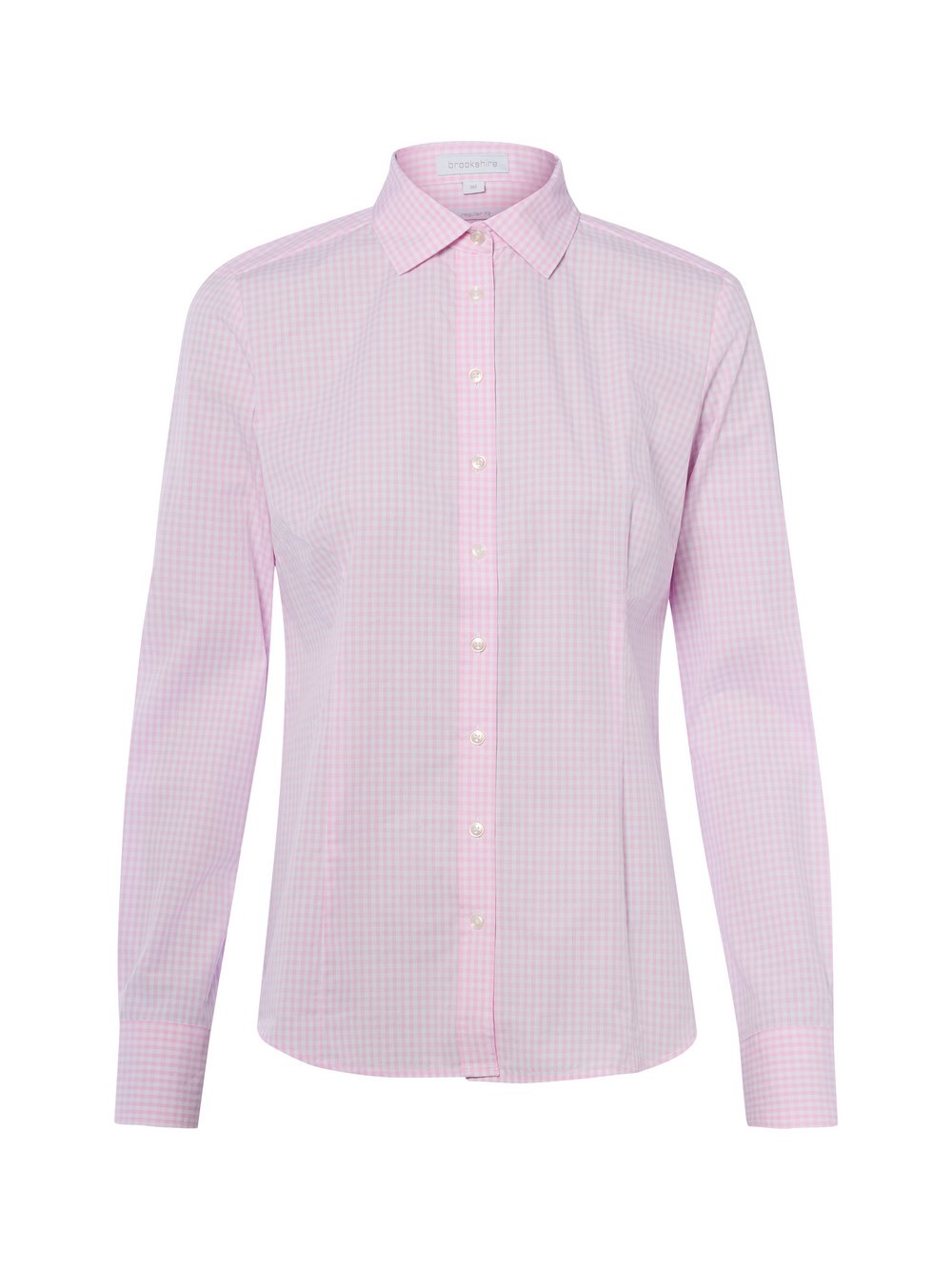 brookshire Bluse Damen Baumwolle rosa kariert, 48