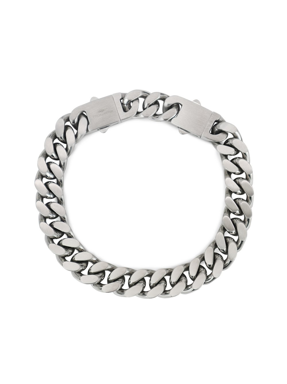 Fynch-Hatton The Chunky Chain Herren Edelstahl silber, ONE SIZE