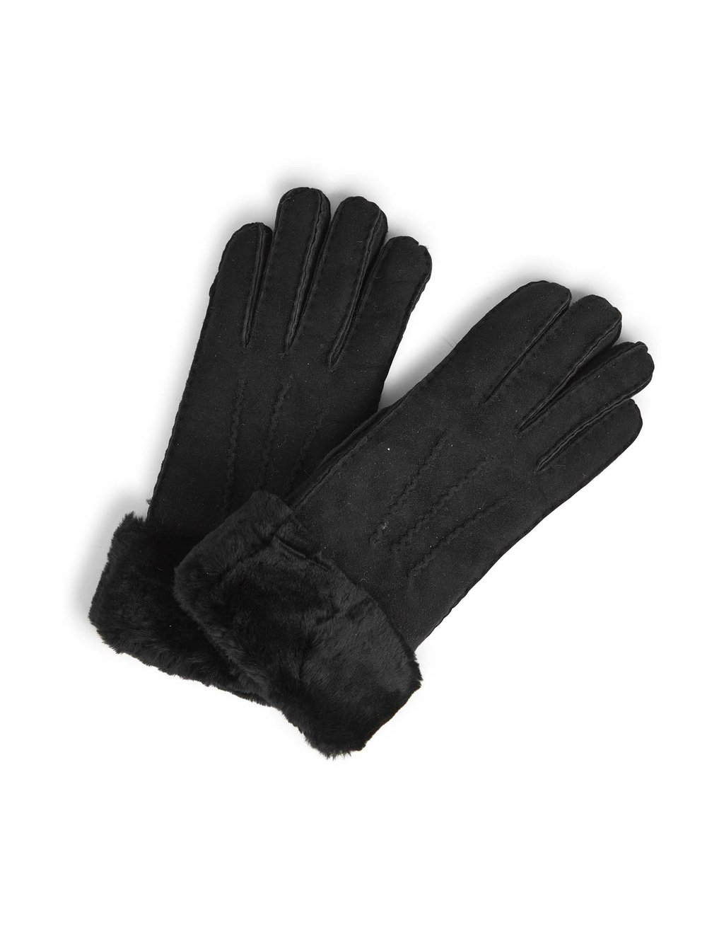 Markberg Handschuhe Damen Leder schwarz, M/L