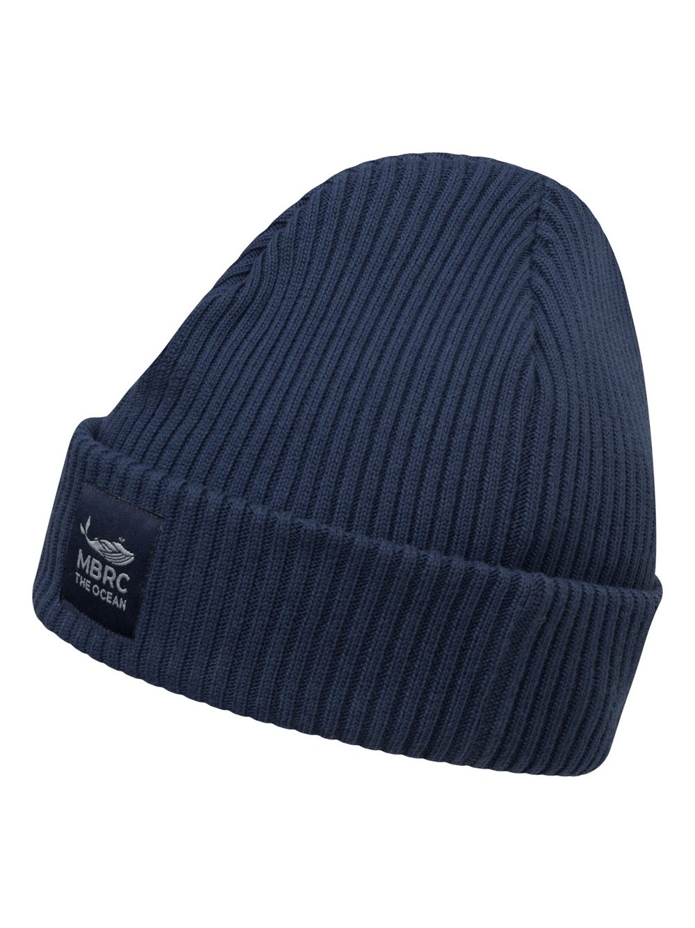 MBRC Beanie Damen Baumwolle blau, ONE SIZE