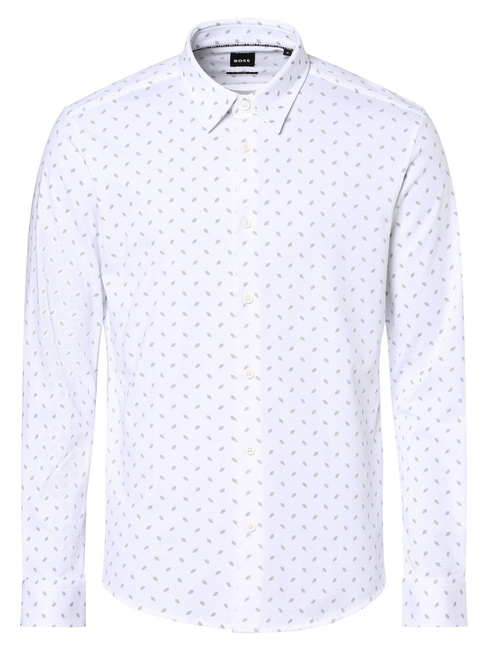 BOSS Koszula męska Mężczyźni Slim Fit biały wzorzysty, XL