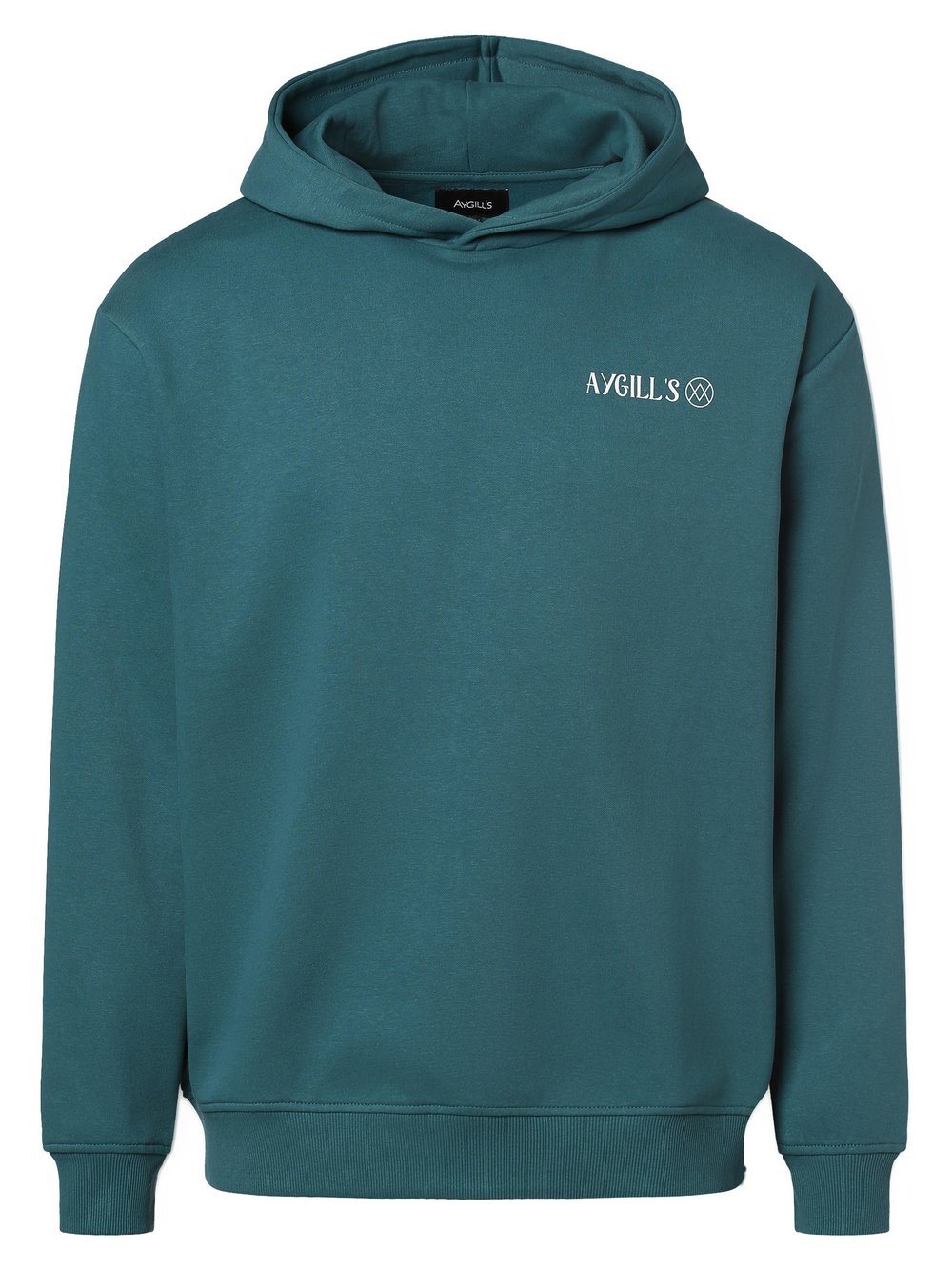 Aygill's Kapuzenpullover Herren Baumwolle mehrfarbig bedruckt, M