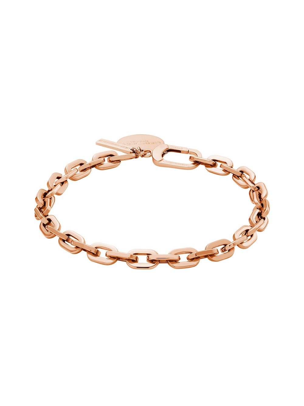 Liebeskind Berlin Armschmuck The Basic Chunky Damen Edelstahl roségold, ONE SIZE