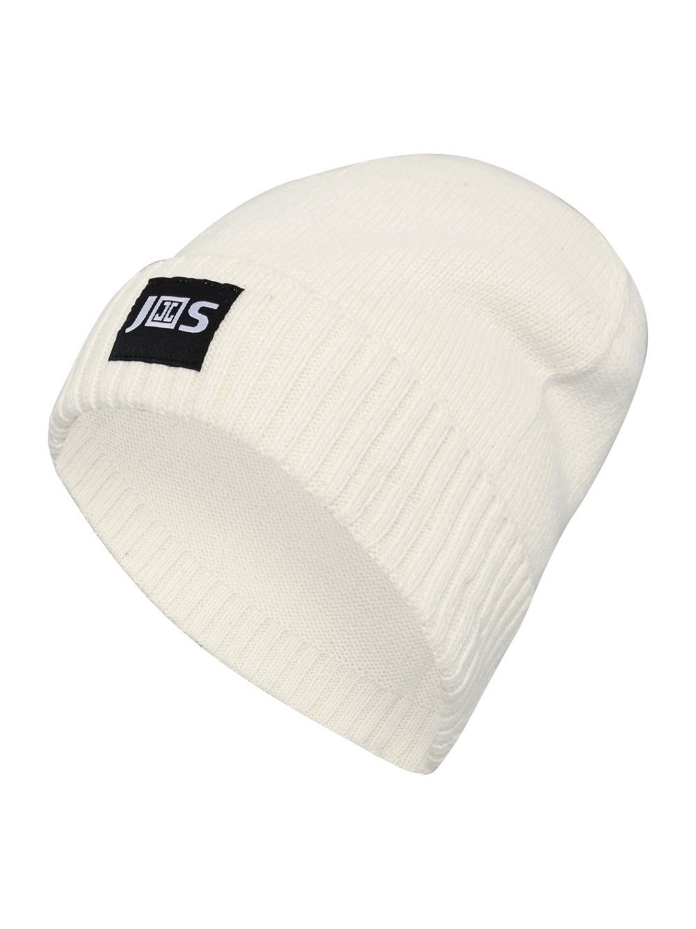 JETTE SPORT Beanie Damen Baumwolle weiß bedruckt, ONE SIZE