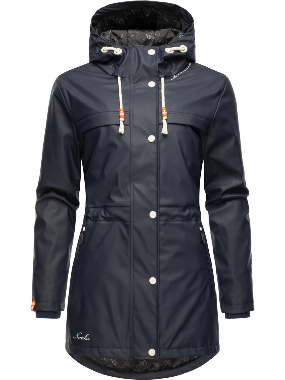 Navahoo Regenmantel Damen blau, XS