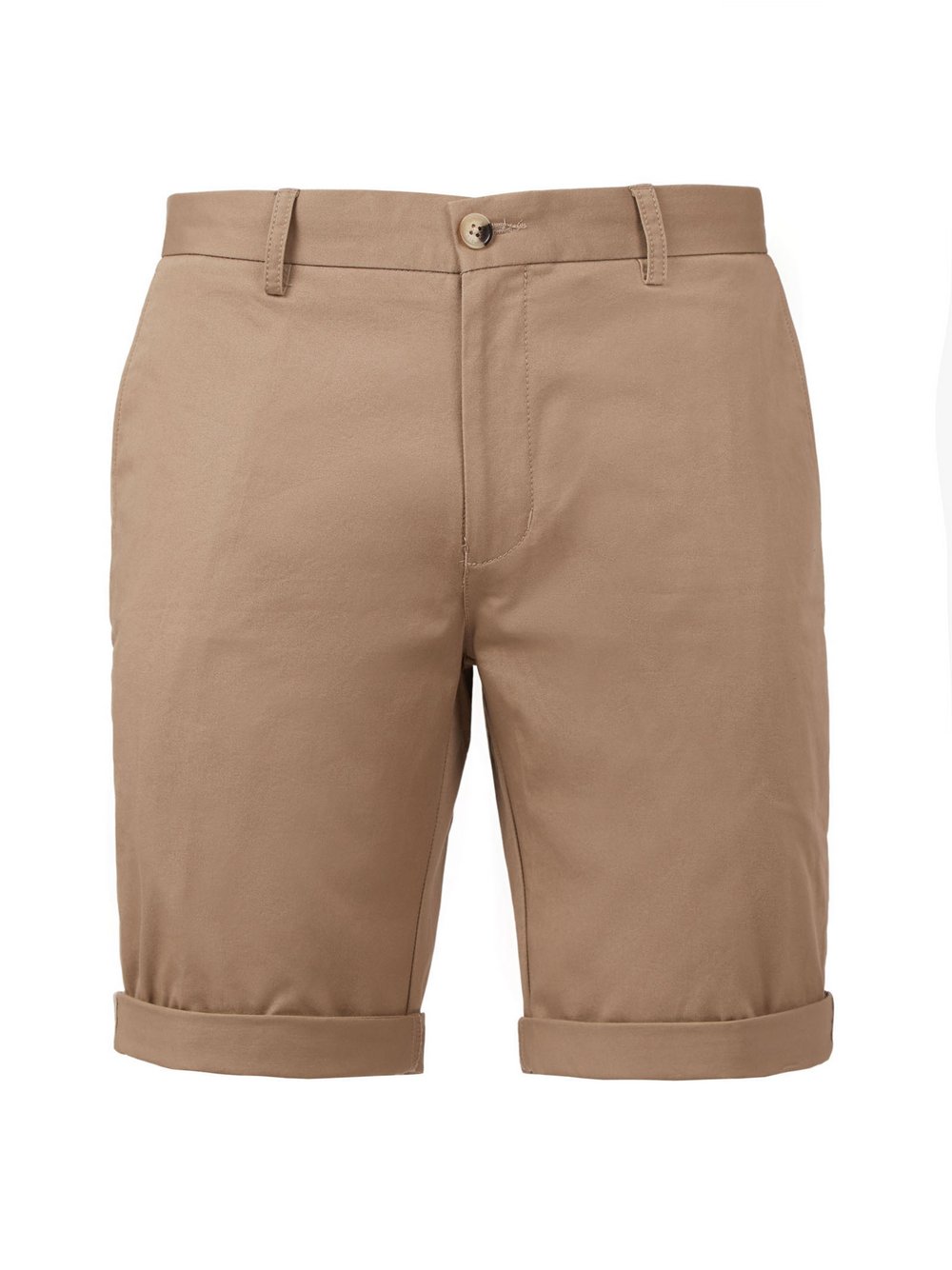 Ben Sherman Chino Shorts Herren Baumwolle beige, 40