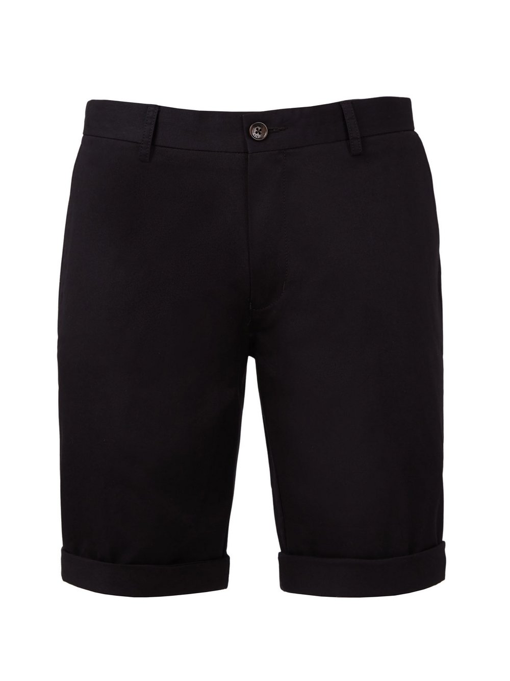 Ben Sherman Chino Shorts Herren Baumwolle schwarz, 29