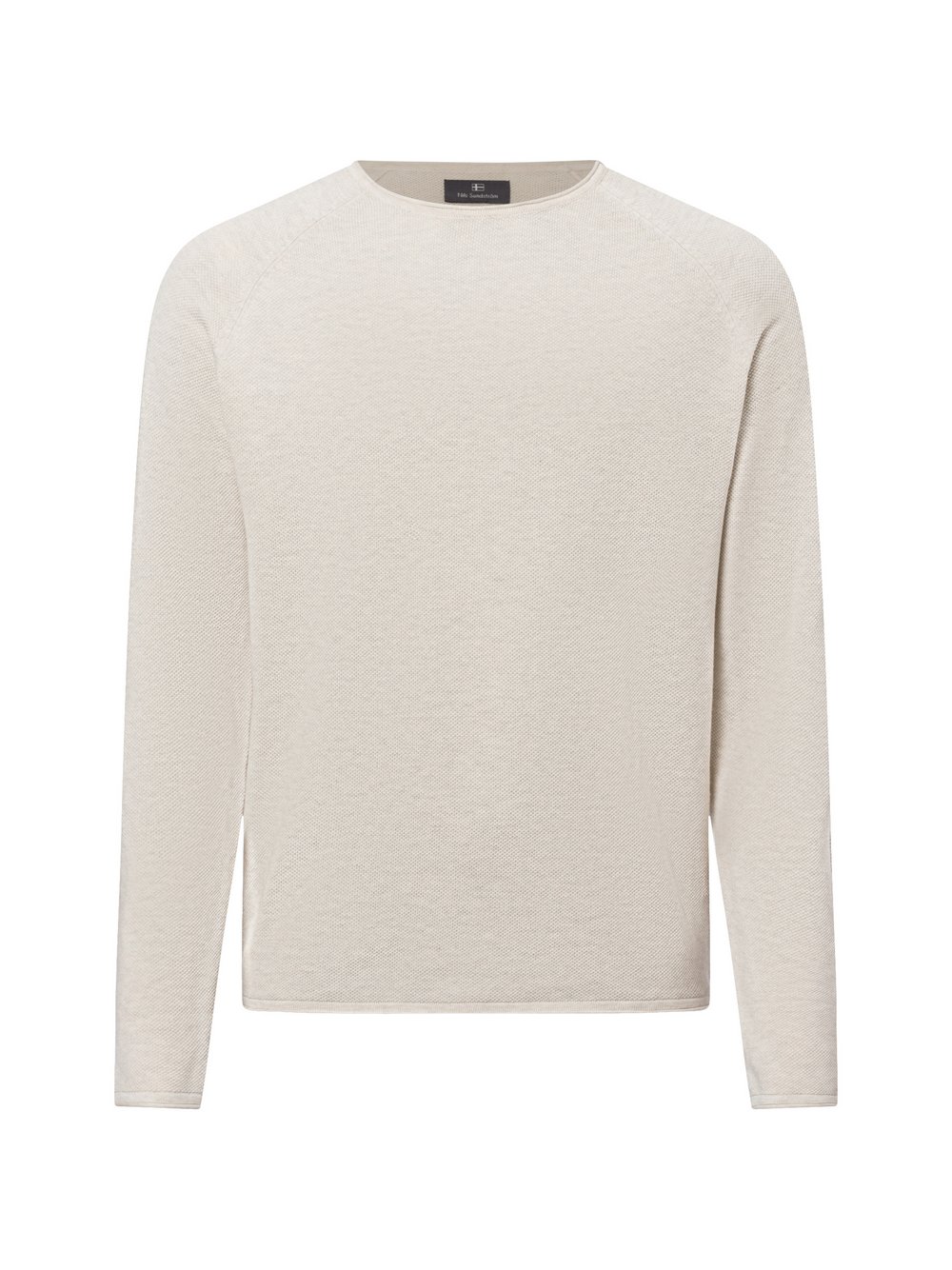 Nils Sundström Pullover Herren Baumwolle beige, L