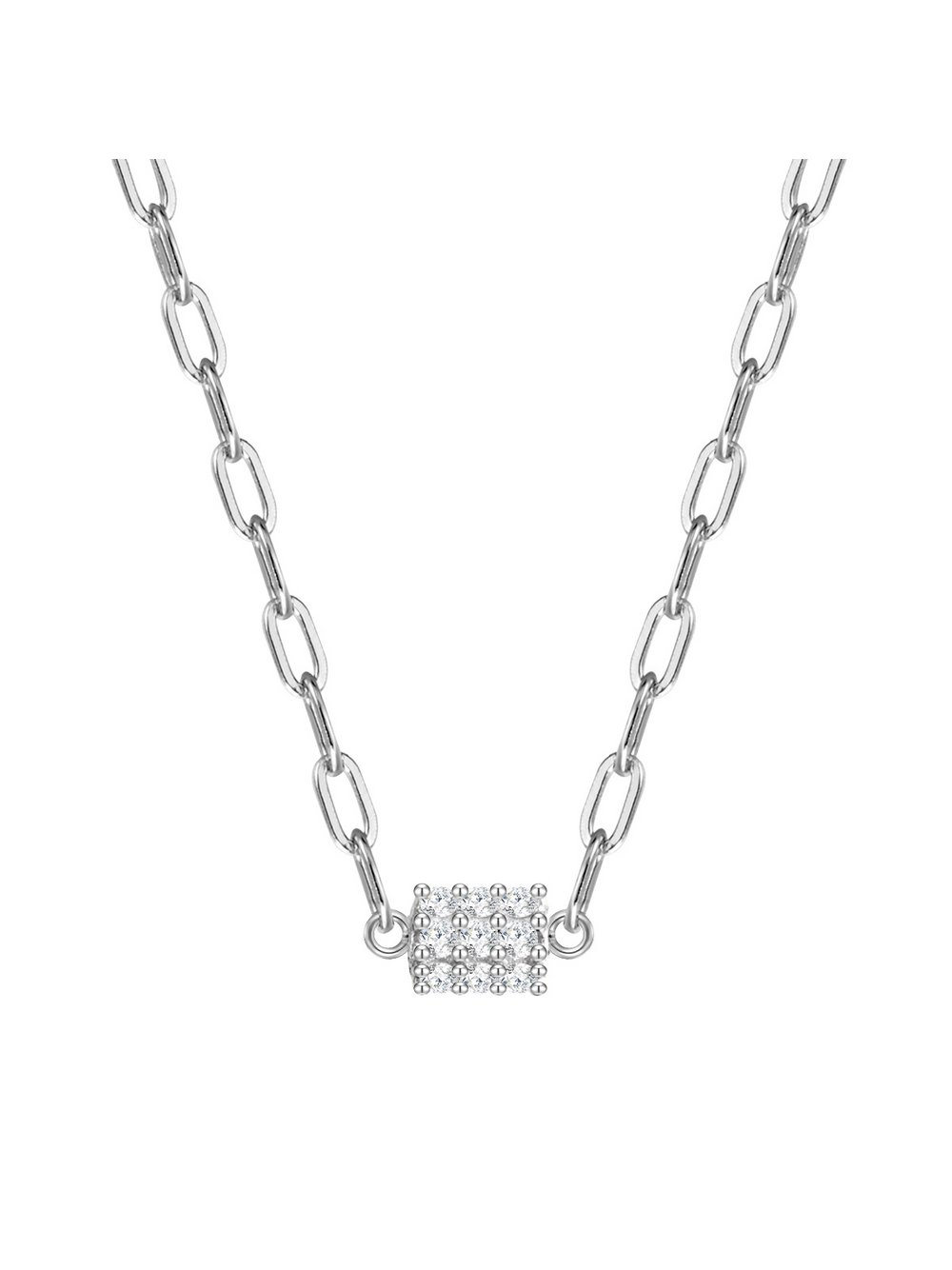 Thumbnail - Glanzstücke München Halskette Damen Sterlingsilber silber, ONE SIZE