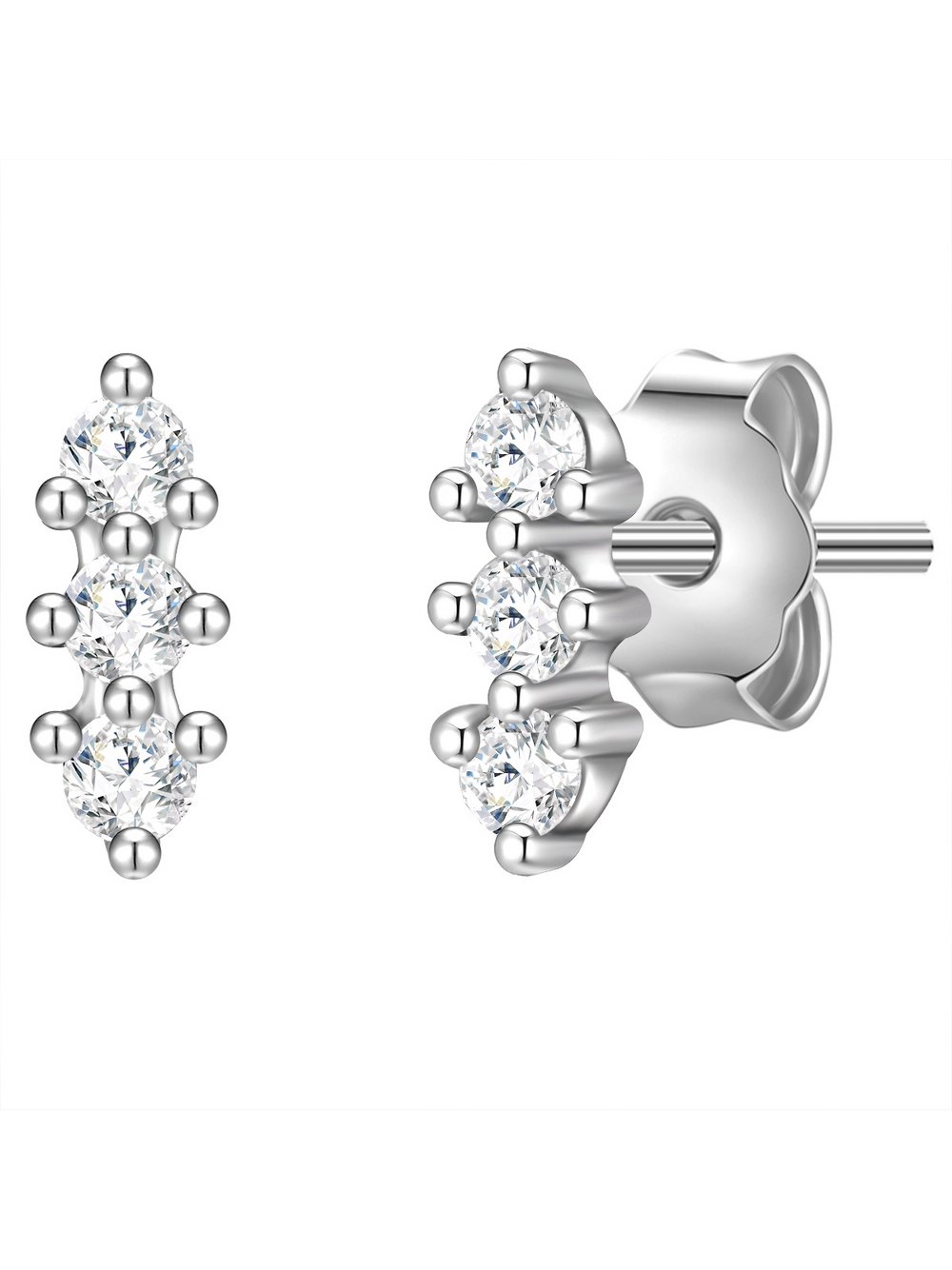 Thumbnail - Glanzstücke München Ohrstecker Damen Sterlingsilber silber, ONE SIZE