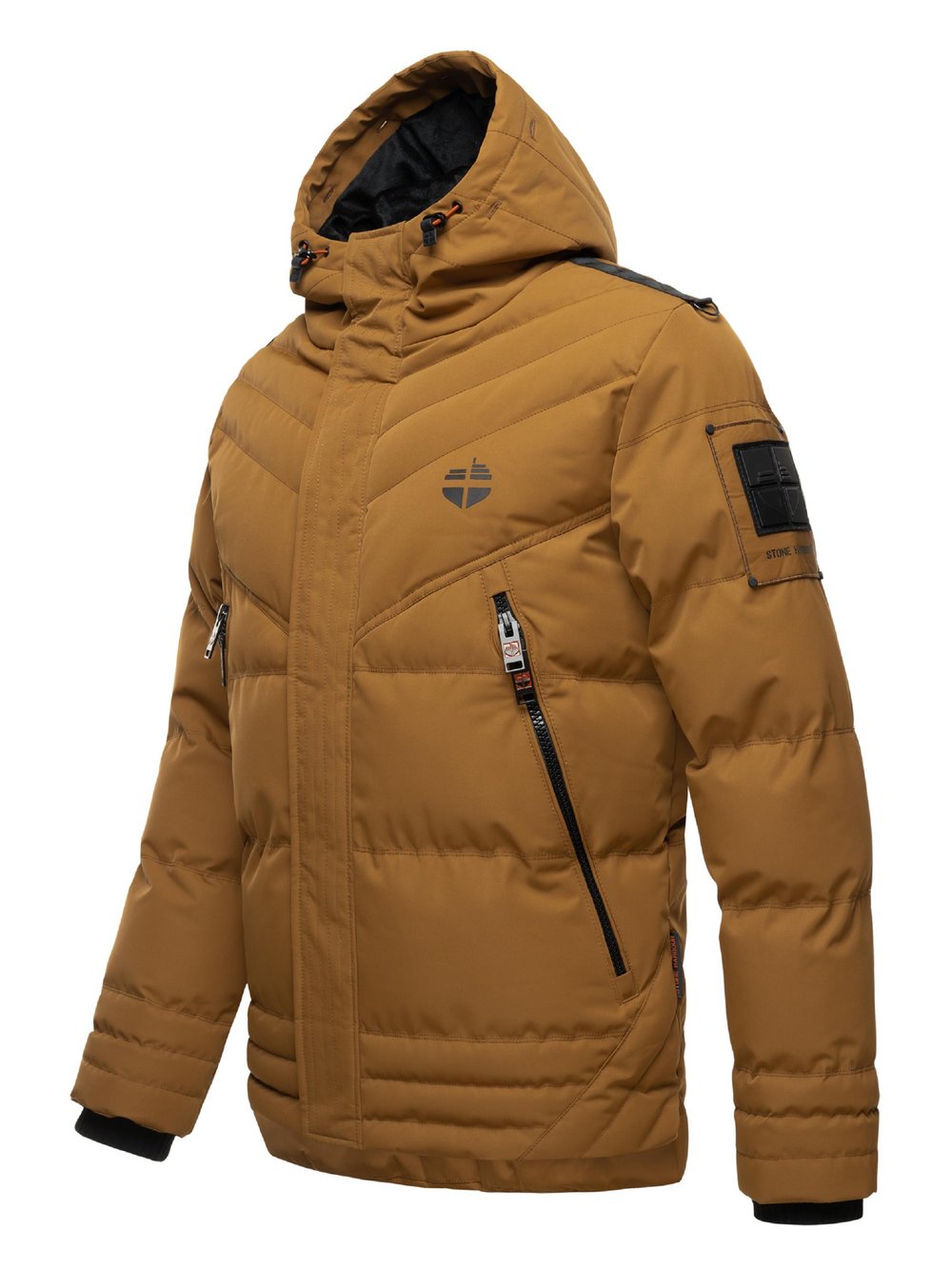 STONE HARBOUR Winterjacke Herren braun, S