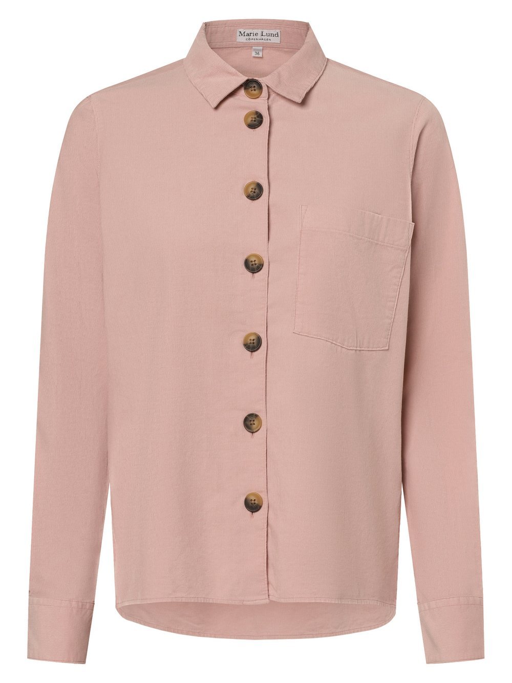 Marie Lund Cordbluse Damen rosa, 42