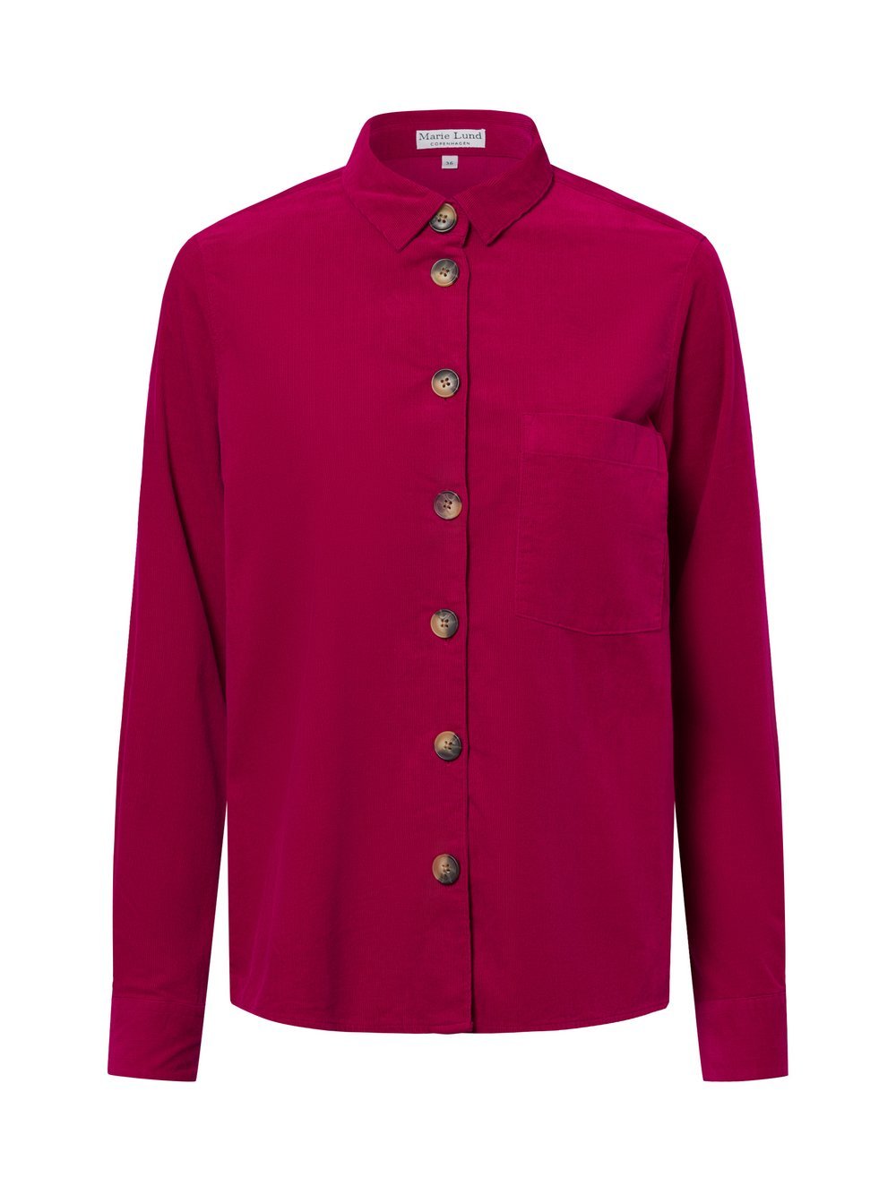 Marie Lund Cordbluse Damen pink, 40