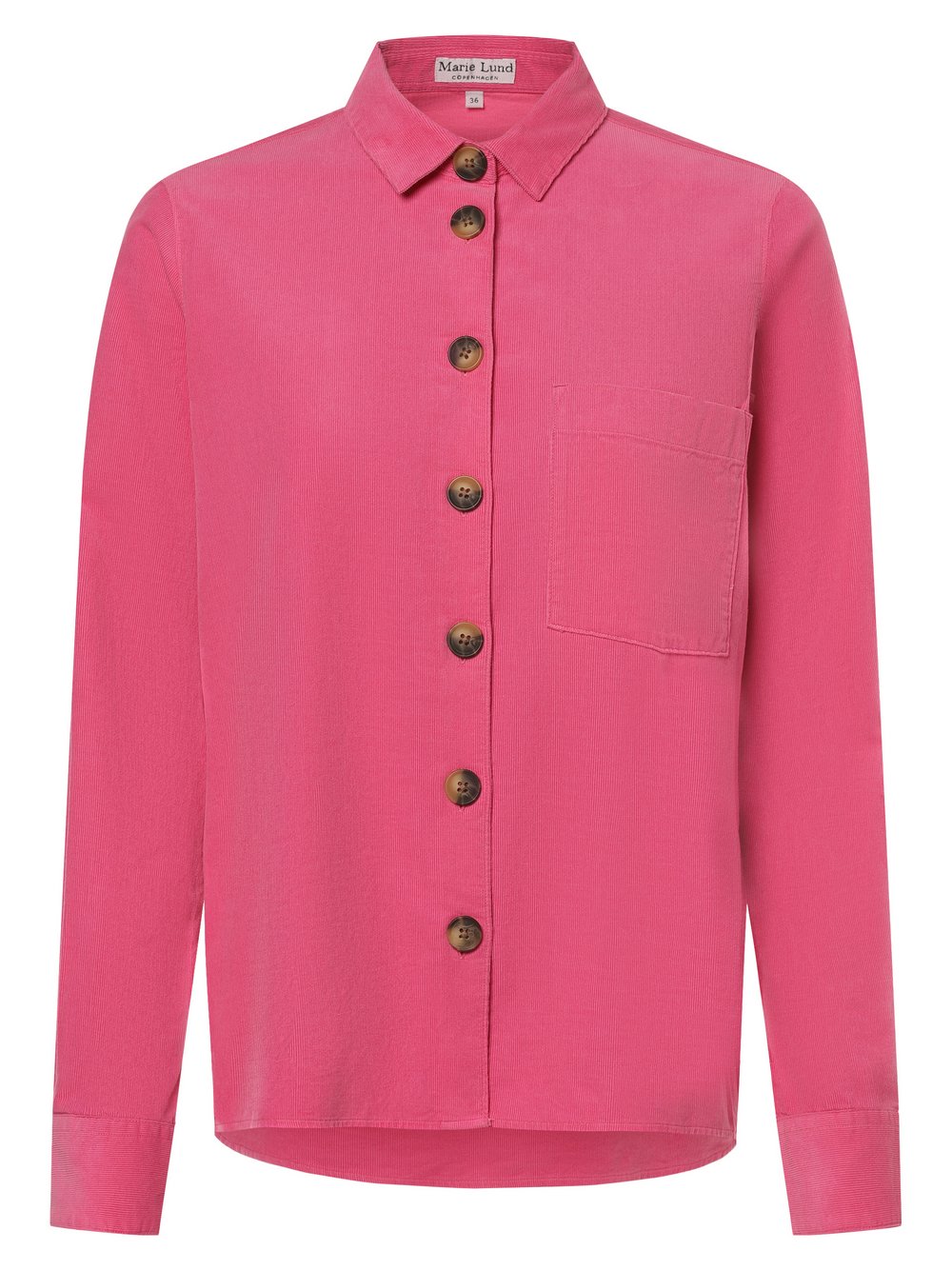 Marie Lund Cordbluse Damen pink, 34