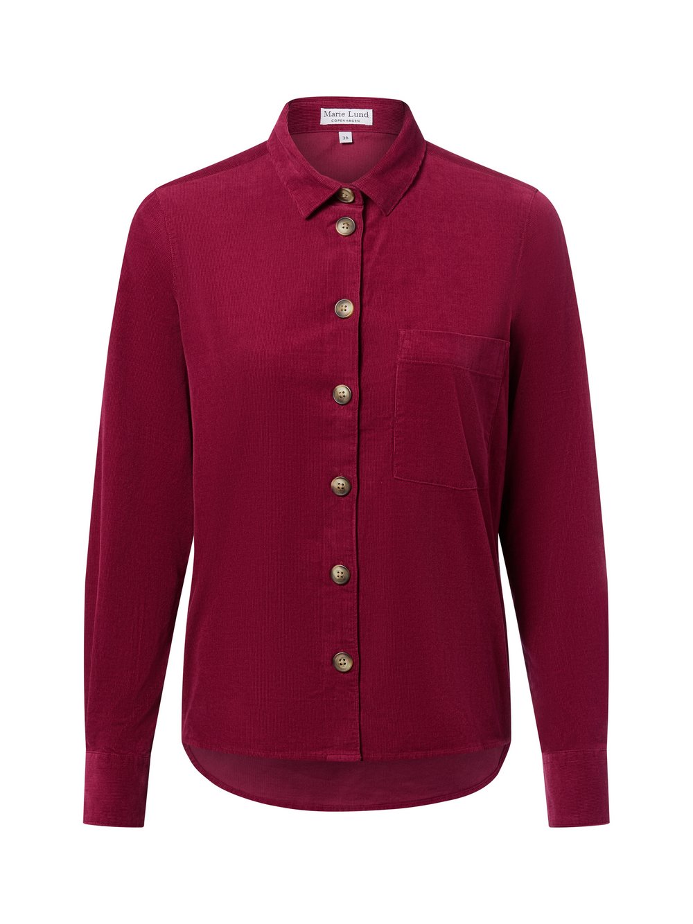 Marie Lund Cordbluse Damen pink, 42