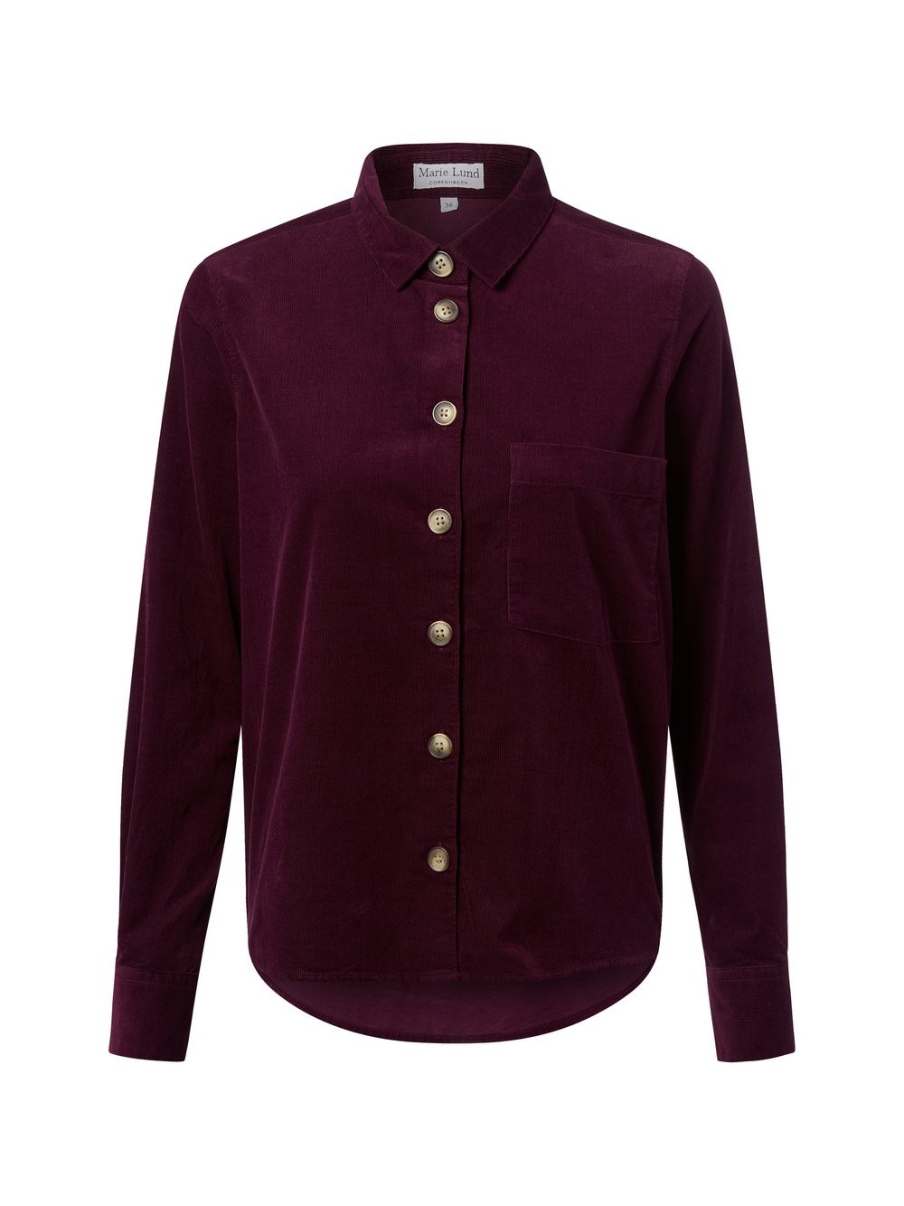 Marie Lund Cordbluse Damen rot, 40