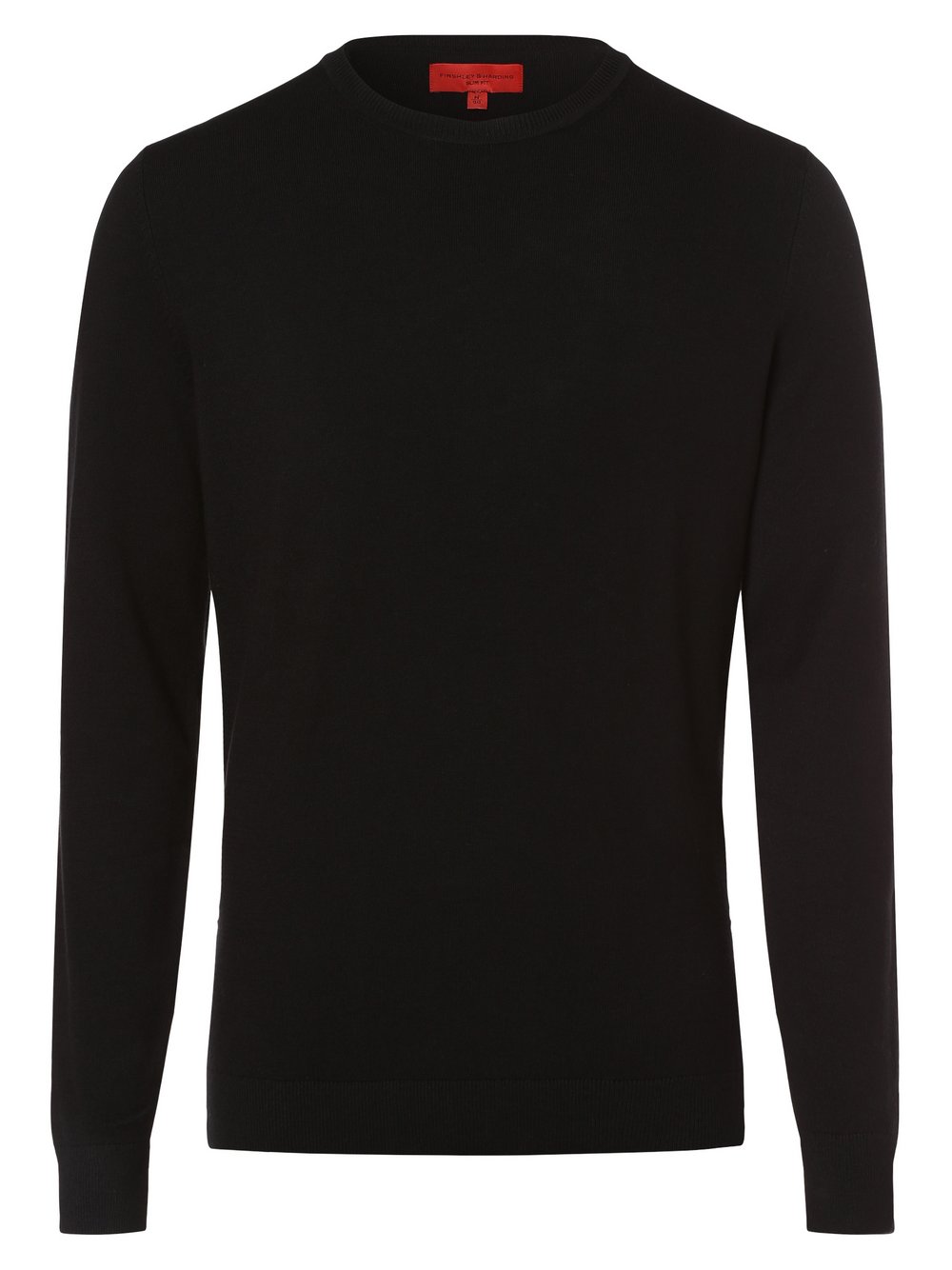 Finshley & Harding Pullover Herren Baumwolle schwarz, M