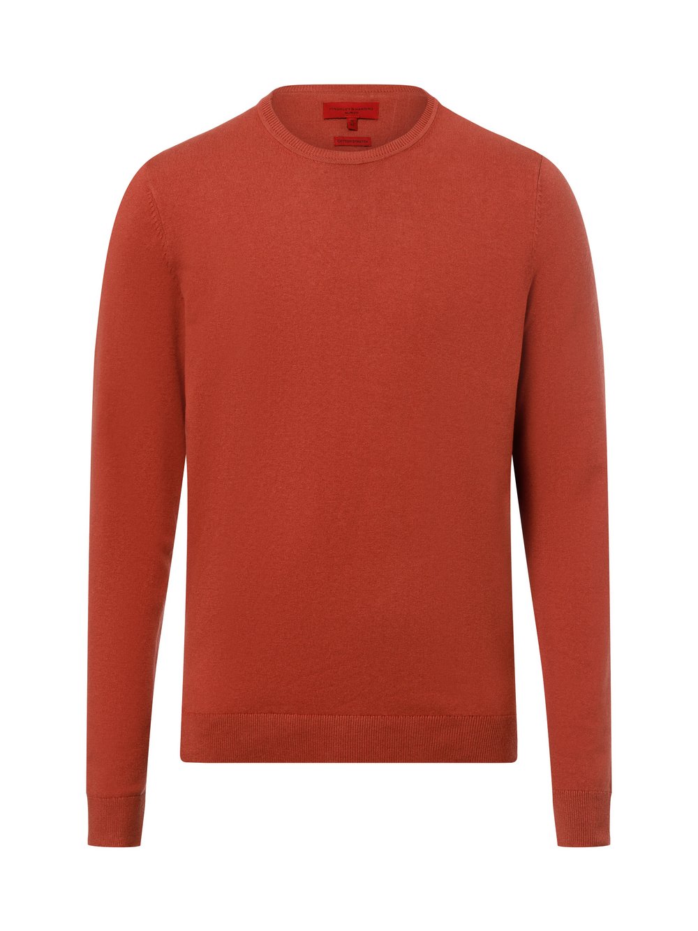 Finshley & Harding Pullover Herren Baumwolle rot, L