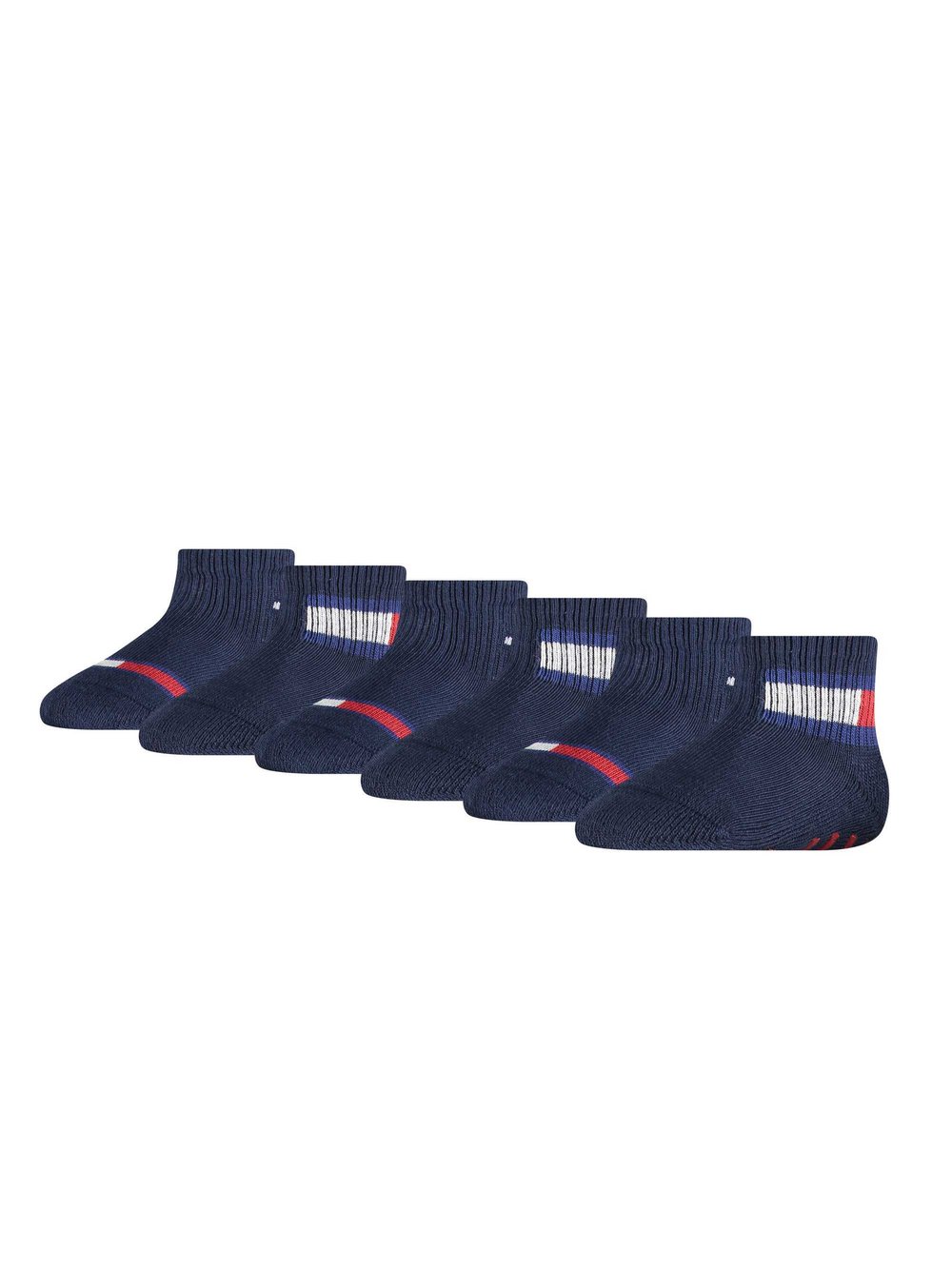 Tommy Hilfiger Socken 6er Pack Kinder Baumwolle blau, 23-26