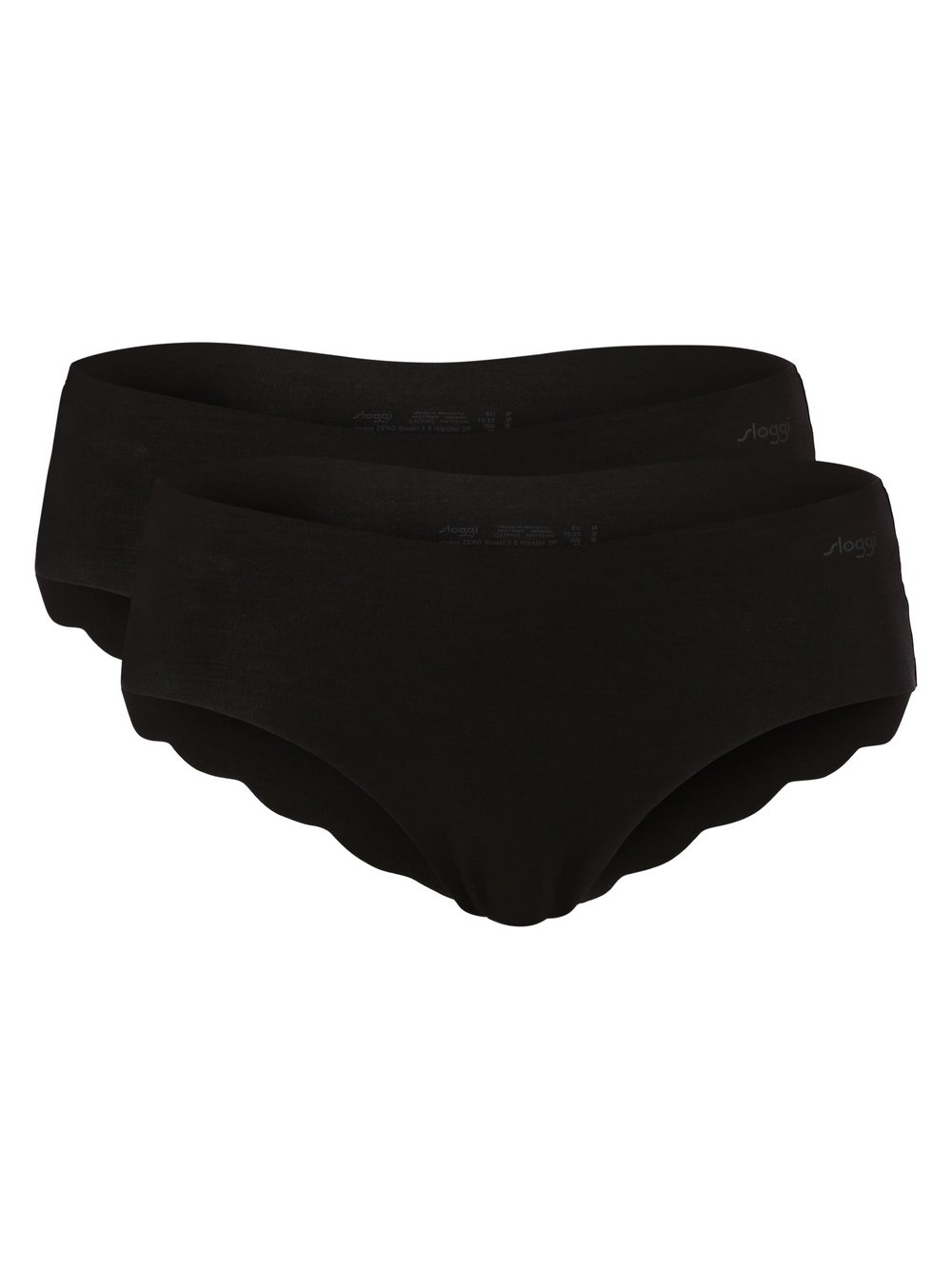 sloggi Hipster im 2er-Pack Damen Mikrofaser schwarz, S