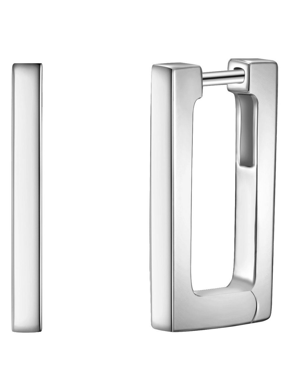 Thumbnail - Glanzstücke München Creolen Damen Sterlingsilber silber, ONE SIZE