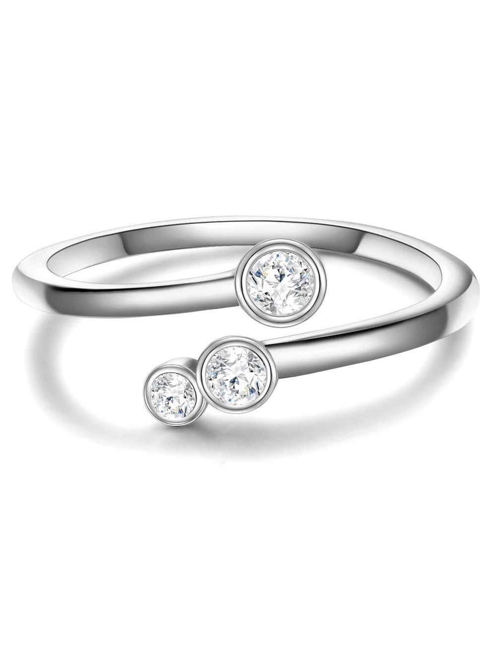 Glanzstücke München Ring Damen Sterlingsilber silber, 56