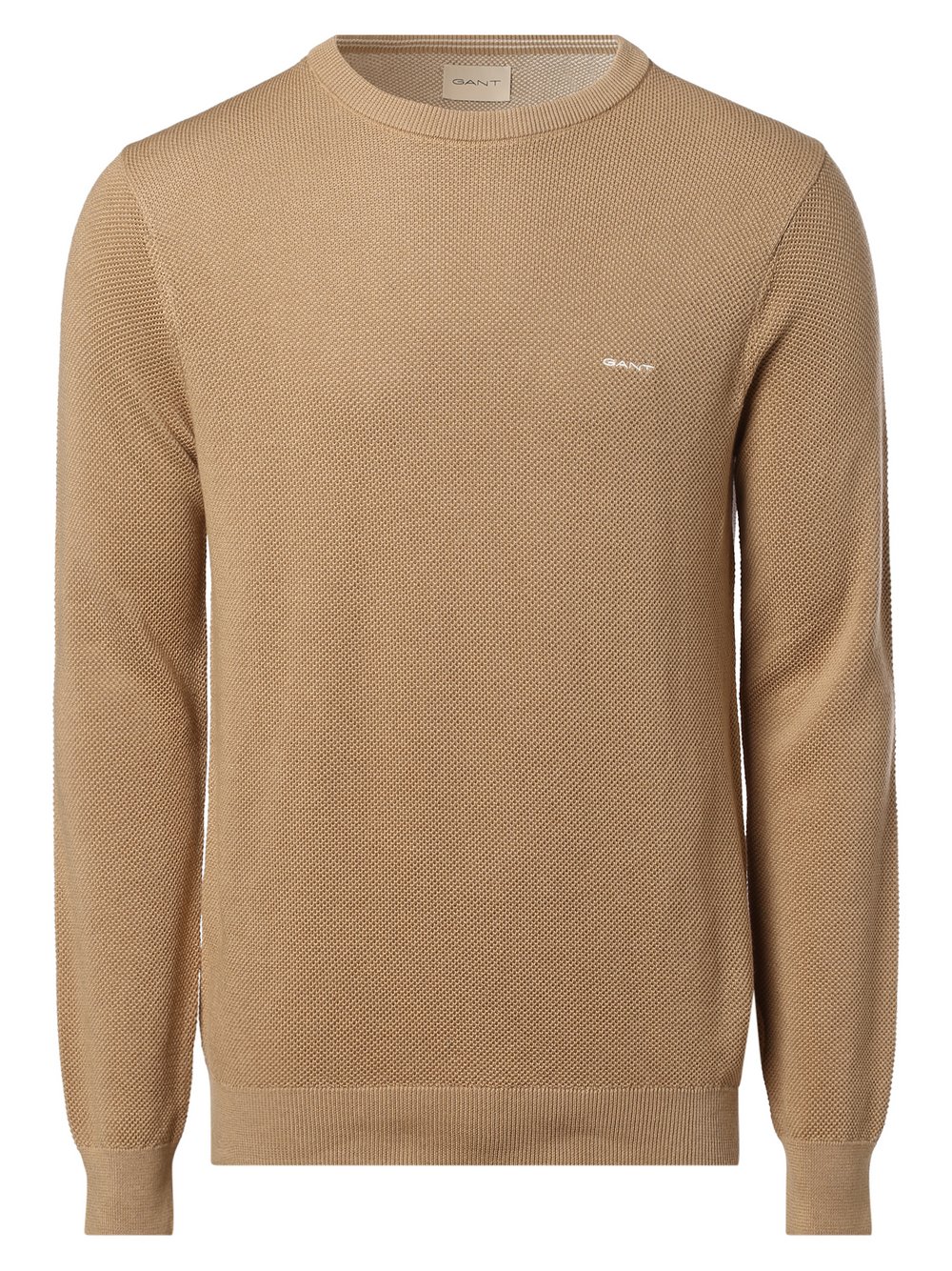 Gant Pullover Herren Baumwolle beige meliert, XL