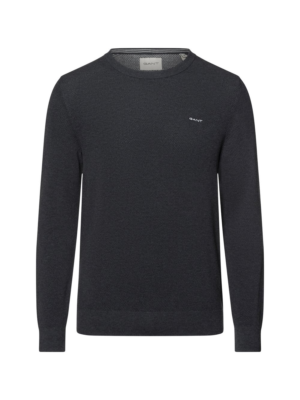 Gant Pullover Herren Baumwolle grau meliert, S