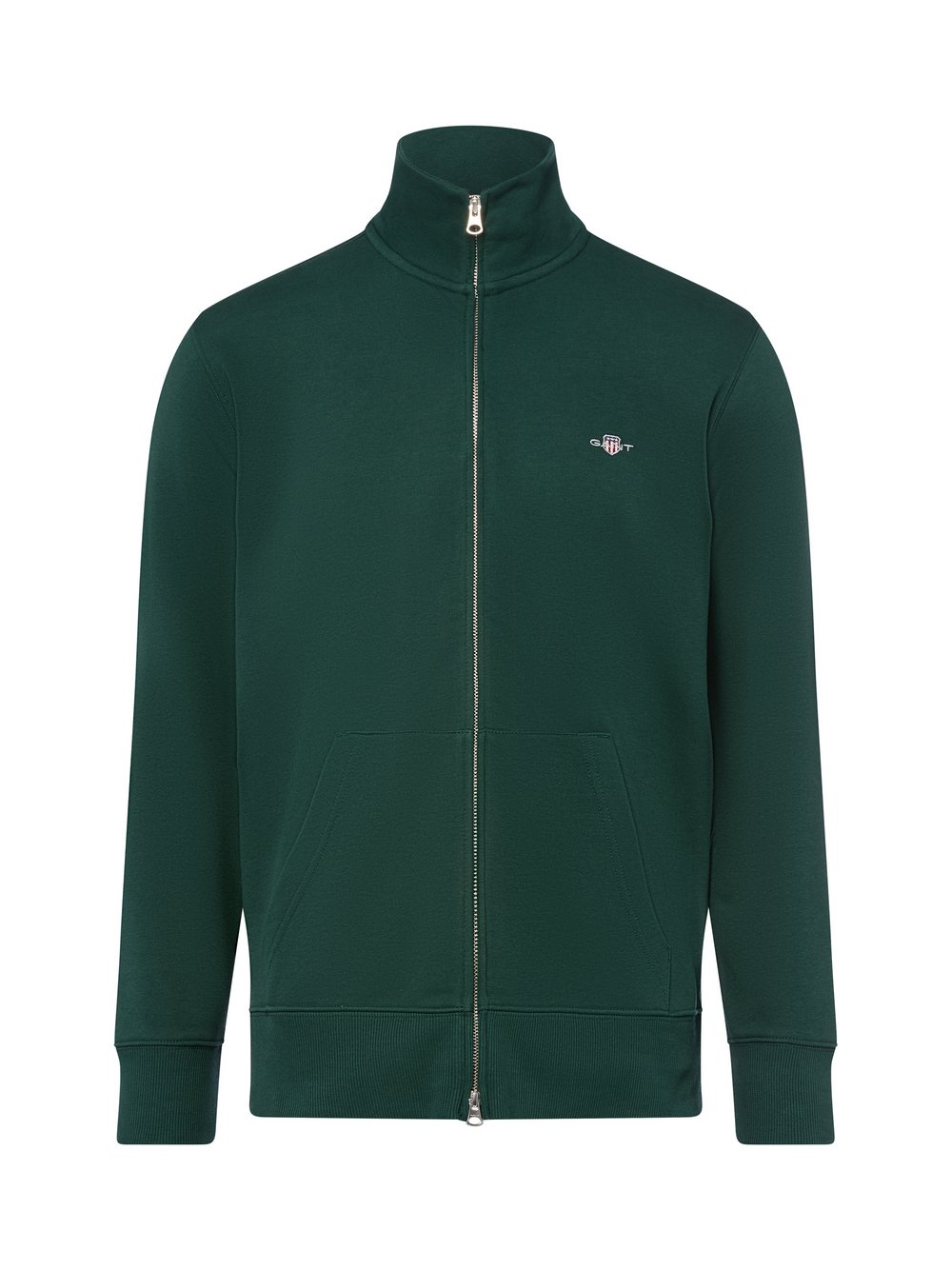 Gant Sweatjacke Herren Baumwolle grün, XXL