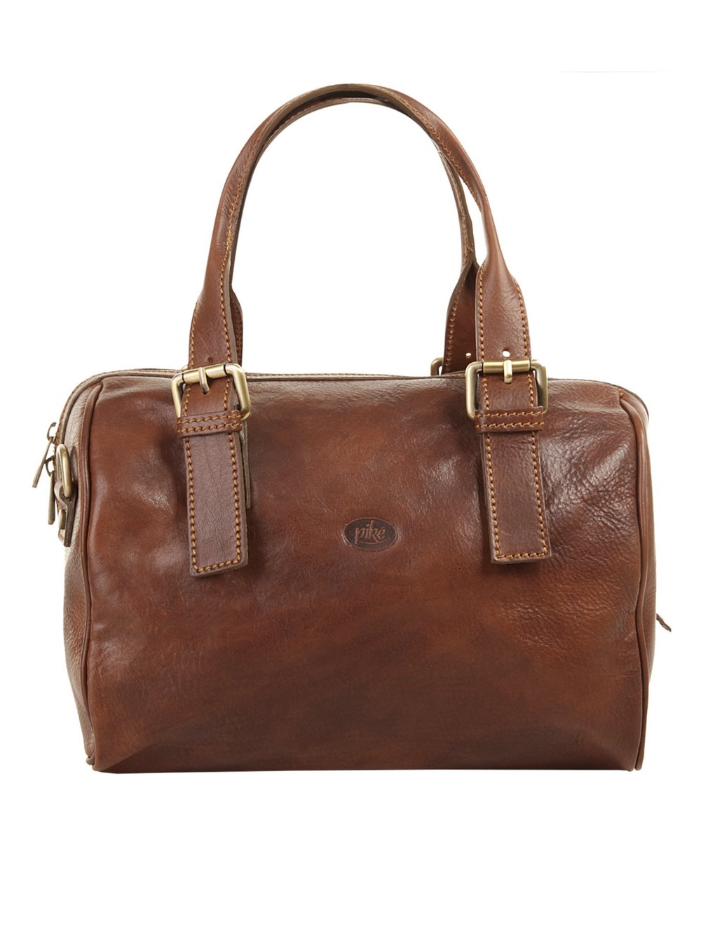 Thumbnail - piké Handtasche Damen Leder braun, ONE SIZE