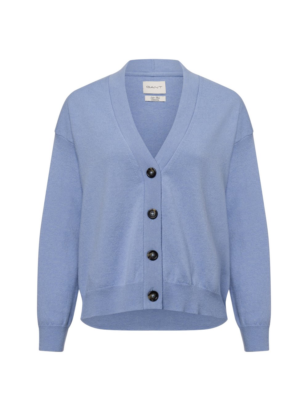 Gant Strickjacke Damen Feinstrick blau, XXL