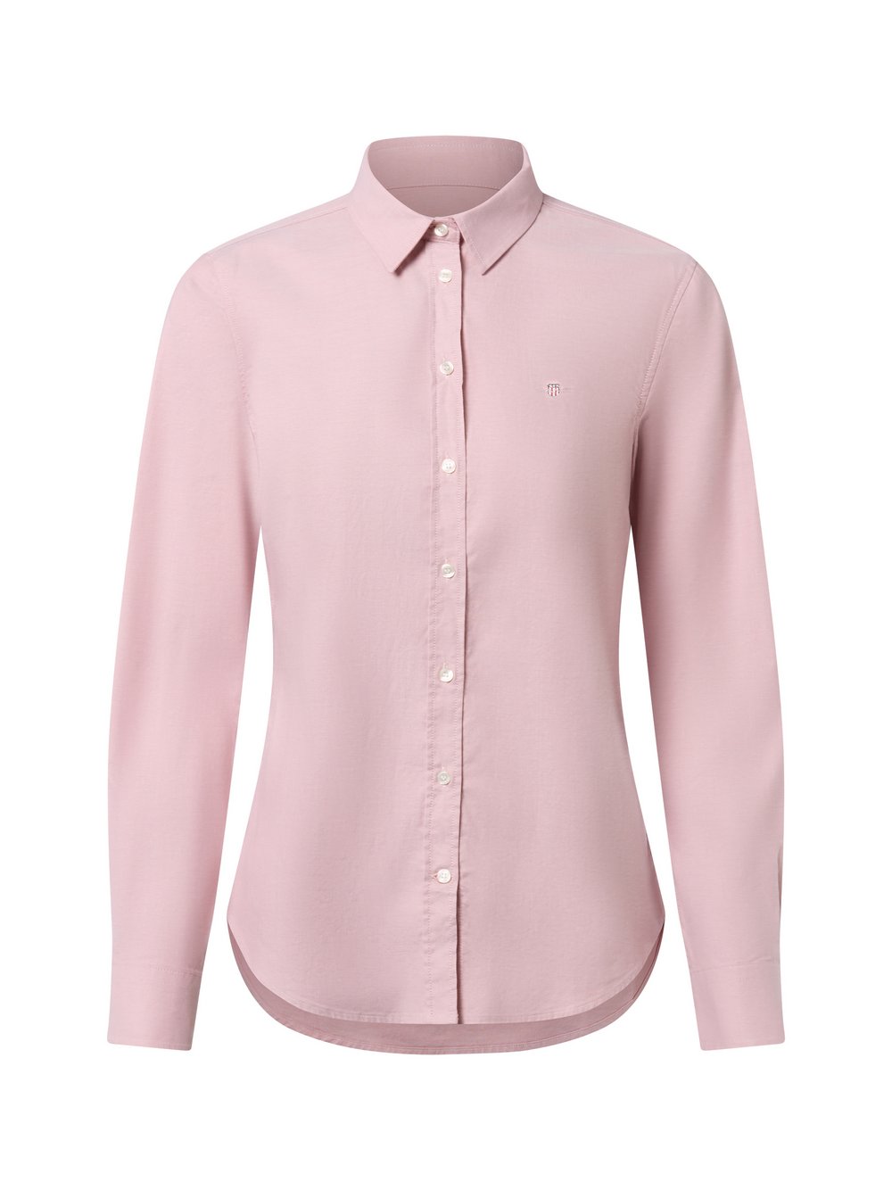 Gant Hemdbluse Damen Baumwolle rosa meliert, 36