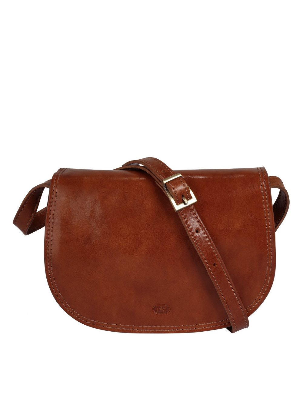 Thumbnail - piké Umhängetasche Damen Leder braun, ONE SIZE