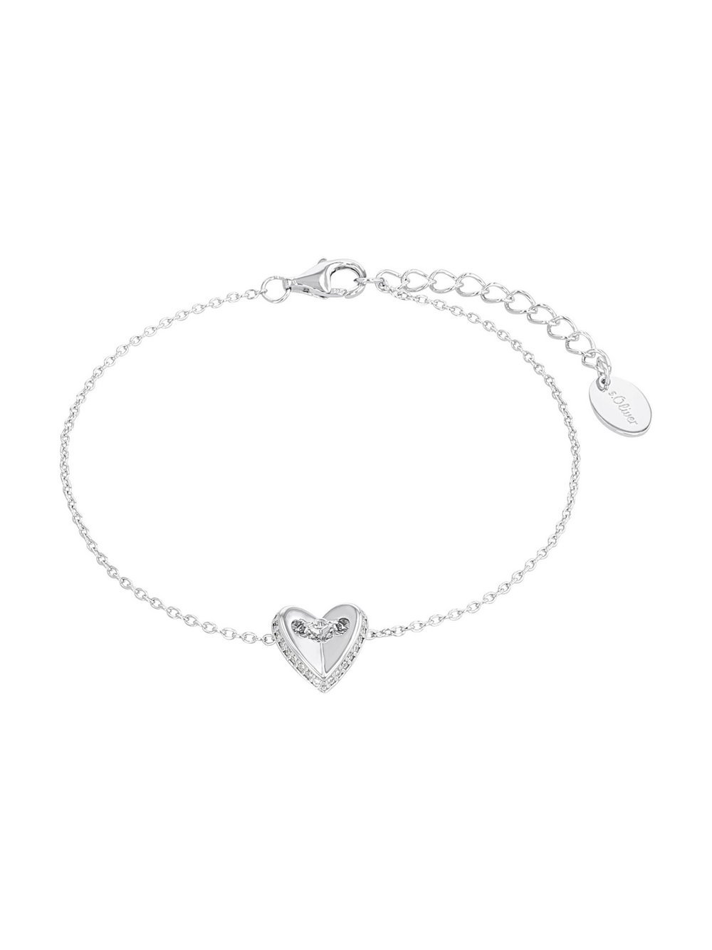 s.Oliver Armband Damen Sterlingsilber silber, 20