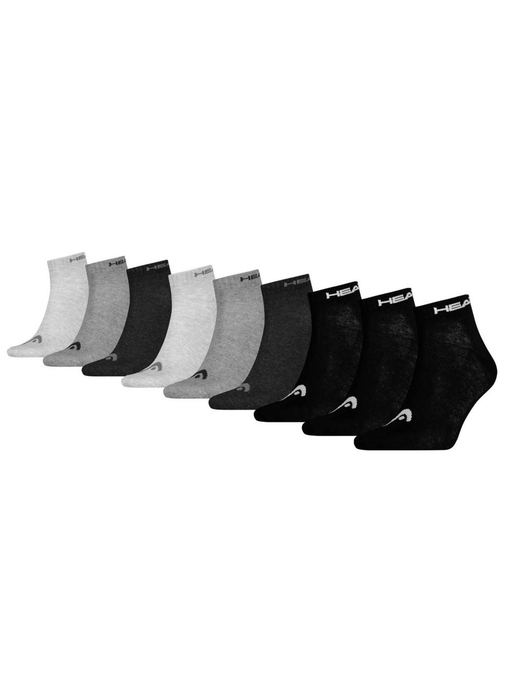 Head Socken 9er Pack Damen Baumwolle mehrfarbig, 35-38