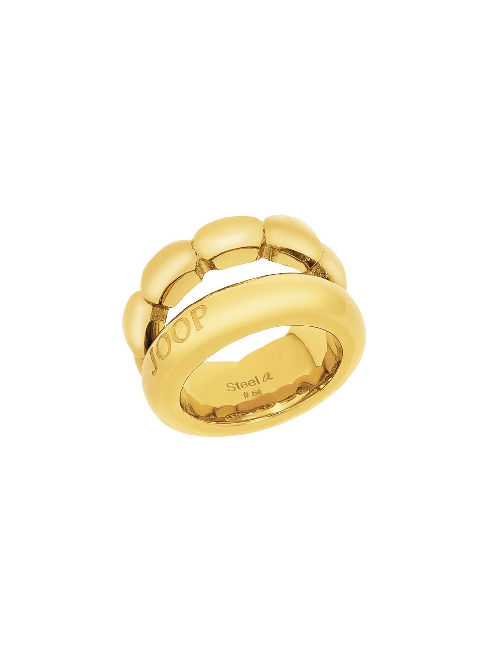 Joop Accessoires Ring Damen Edelstahl gold, 60