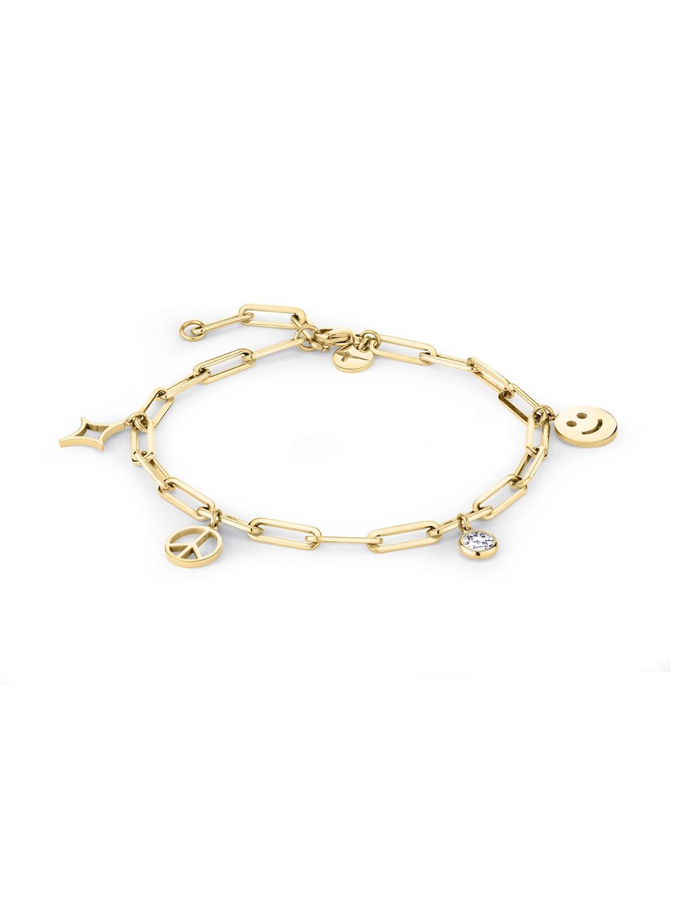 Tamaris Fußkette Damen Edelstahl gold, ONE SIZE