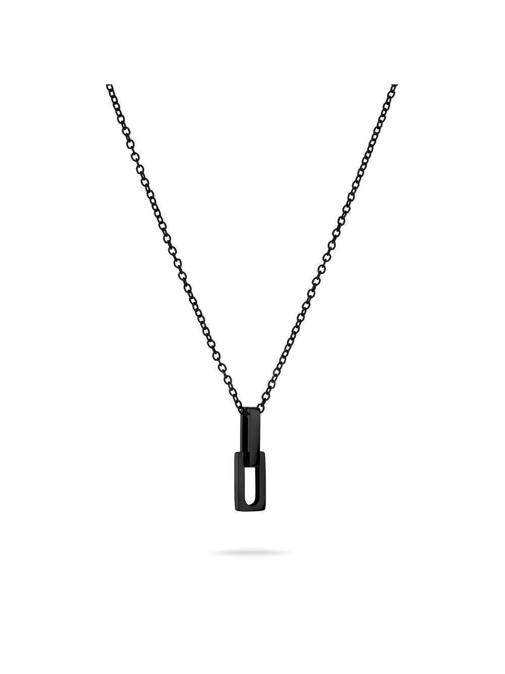 Liebeskind Berlin Halskette Damen Edelstahl schwarz, ONE SIZE
