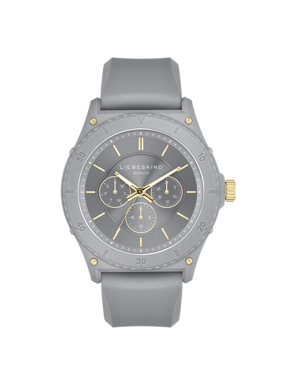 Liebeskind Berlin Armbanduhr Damen grau, ONE SIZE