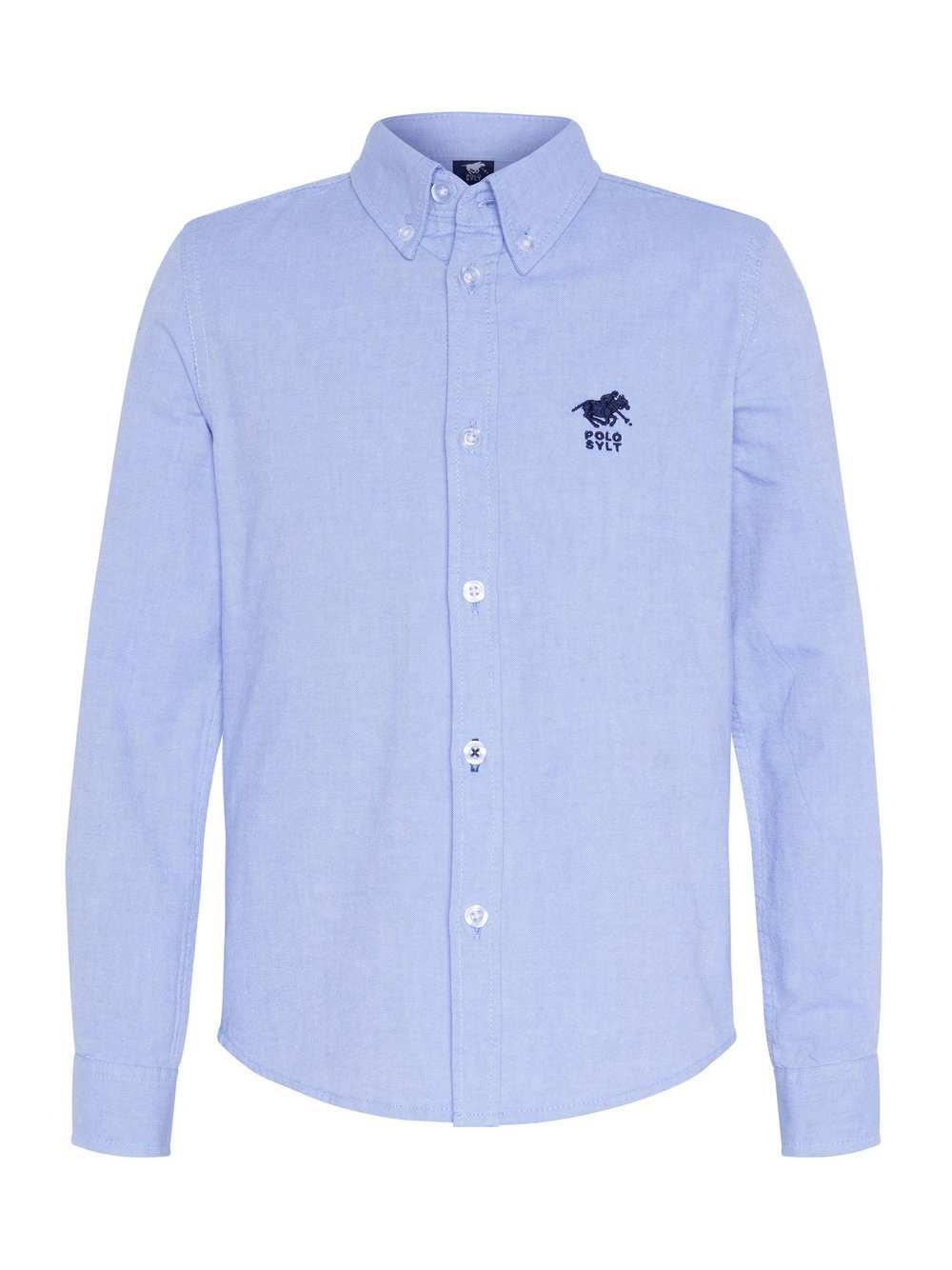 Polo Sylt Hemd Jungen Baumwolle blau, 146