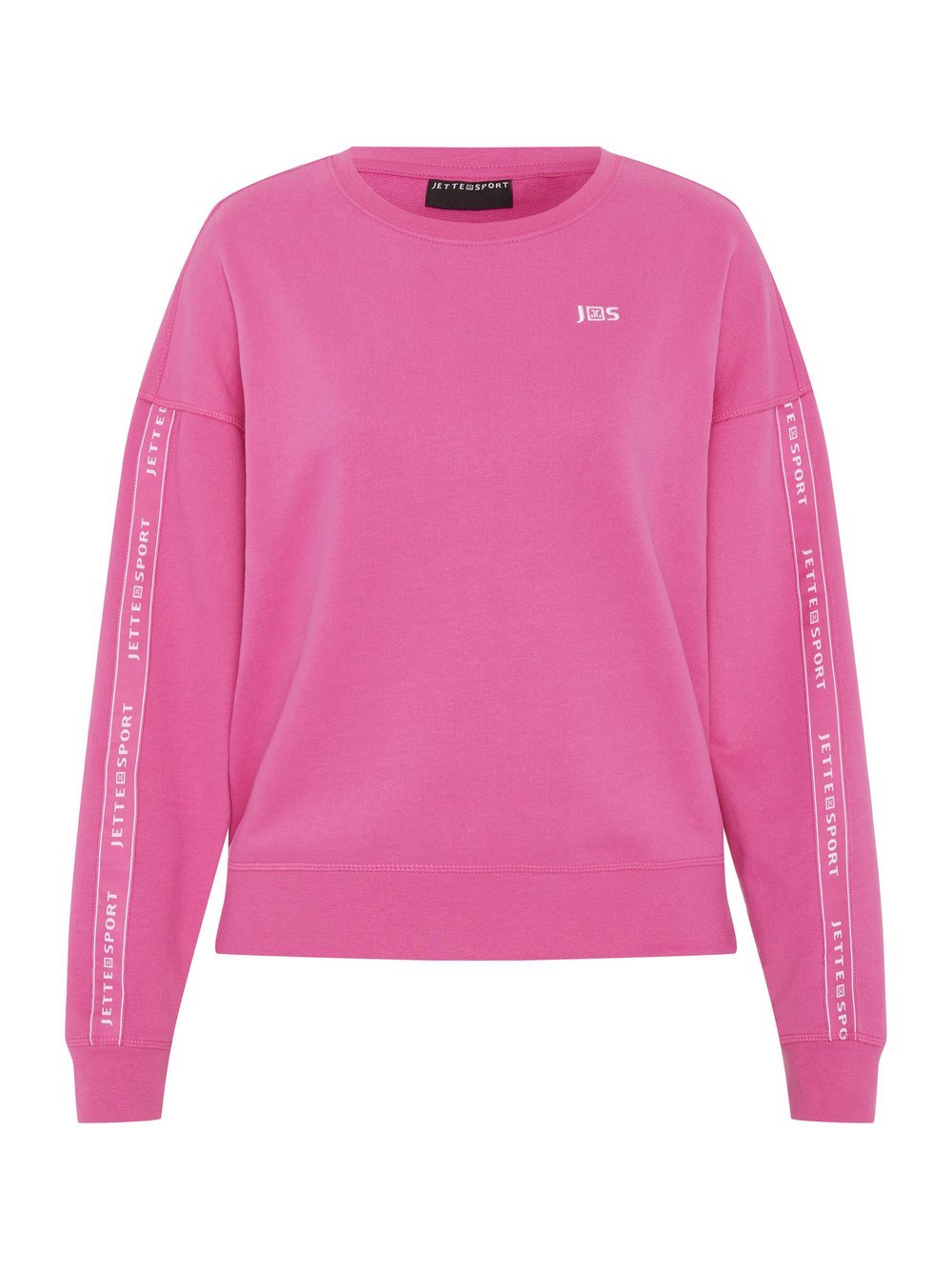 JETTE SPORT Sweatshirt Damen Baumwolle pink, 40-42