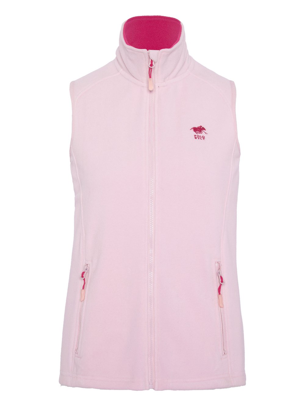 Polo Sylt Fleece-Weste Damen pink, S