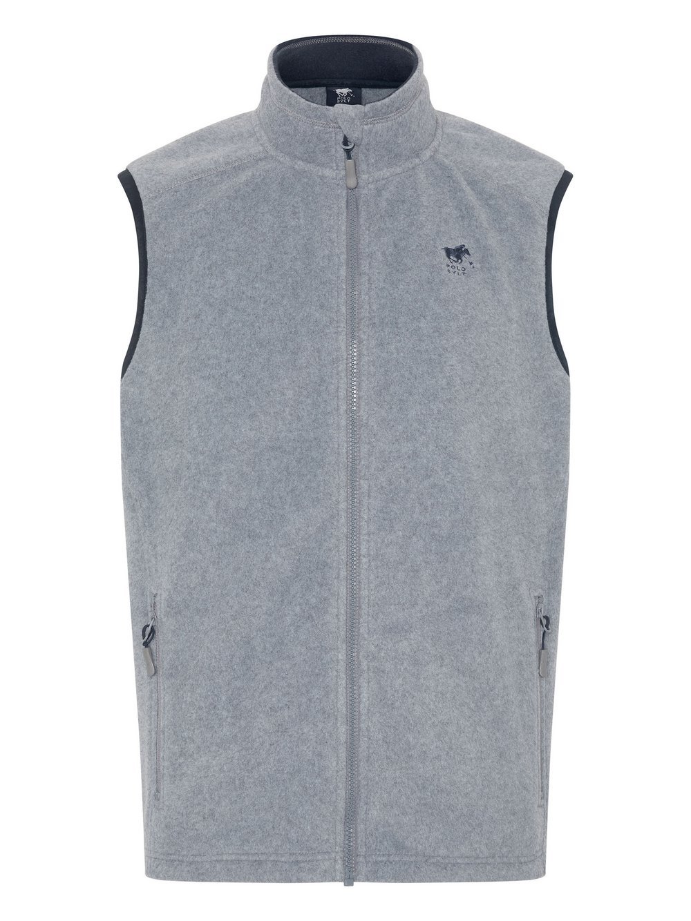 Polo Sylt Fleece-Weste Herren grau, L