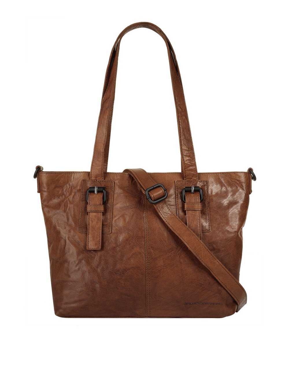 Spikes & Sparrow Shopper Damen Leder braun, ONE SIZE